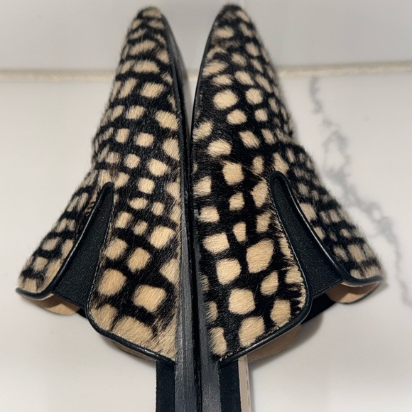 JENNI KAYNE
Pony Hair Mule Animal Print Leather Mule Size 35 cow zebra leopard - Picture 2 of 10